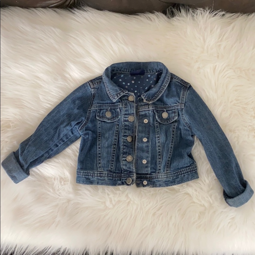 💕 GIRLS SIZE 5 denim jeans jacket OSHKOSH 💕